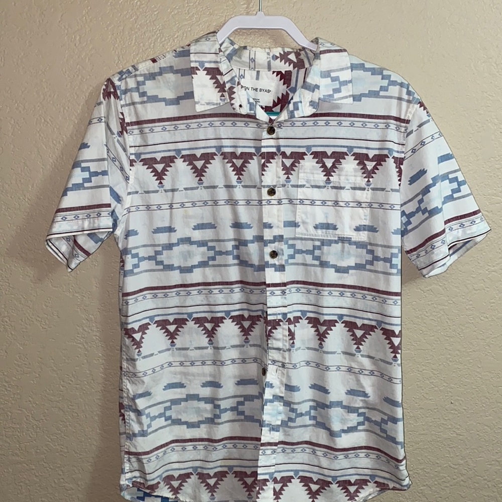 Men’s Button Down T-Shirt